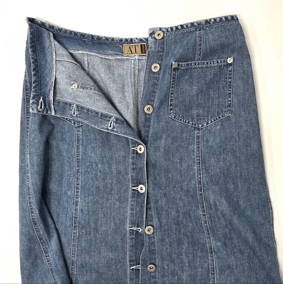 Vintage Denim Maxi Skirt - Picture 4 of 5